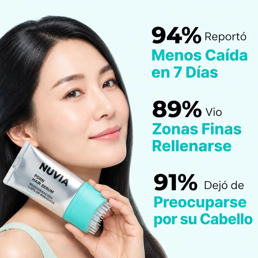 NUVIA PDRN Sérum Capilar Cepillo con Microagujas